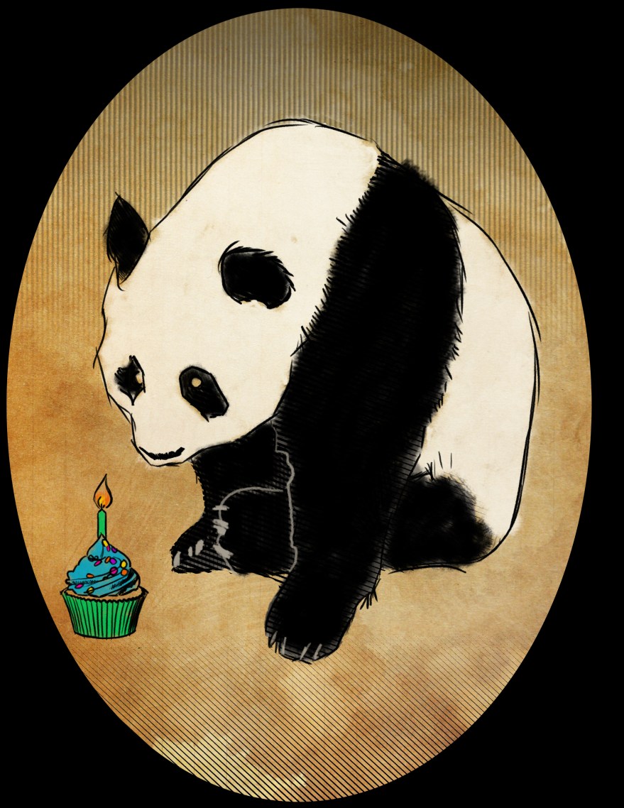 Panda Birthday Card